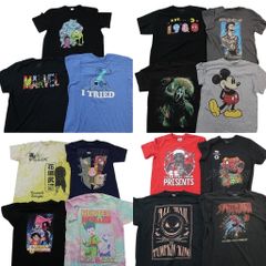 헌 옷 도매 정리 판매 캐릭터 T 셔츠 15 장 세트 (맨즈 S / M / L / XL) 마블 헌터 헌터 스파이 패밀리 중고 헌 옷 NG4330