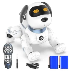ユーキャンロボット(Youcan Robot) スタントドッグ 犬型ロボット 子供向け おもちゃ ロボット犬 リモコン操作 誕生日プレゼント 小学生 6歳以上 Ju