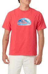 オニール メンズ トップス Tシャツ グラフィック ONeill Reef Break Graphic TShirt Lava Red レッド
