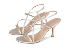 スチュアート ワイツマン レディース シューズ ヒール サンダル Stuart Weitzman Kensington Strappy Sandals 85 Cream クリーム