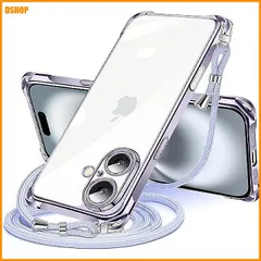 【送料無料】送料無料★iPhone 17 用 ケース クリア ショルダー あいふぉん17 ケース 紐付き 縦/横 2WAY 耐衝撃