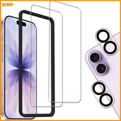 送料無料★【2+2枚セット+ガイド枠付き】KPNS 日本素材製 強化ガラス iphone 17 用 ガラスフィルム カメ 新着