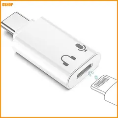 送料無料★GAEF Lightning to Type-C 変換アダプター イヤホン ＆ 急速充電 2in1多機能 ライ 新着