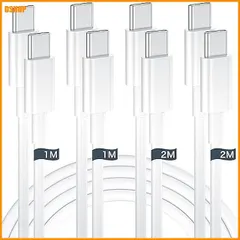 送料無料★USB C ケーブル タイプc 1M/2M 各２本 PD対応 60W超急速充電 断線防止 高速データ転送 Ty アウトレット