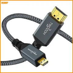 【期間限定】送料無料★Twozoh Micro HDMI to HDMI ケーブル 10M (HDMI マイクロタイプDオス - H