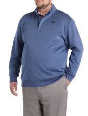 リーボック メンズ トップス ポロシャツ トール Reebok Big Tall 14Ziperformance Pullover Batik Blue ブルー