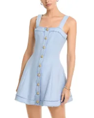 ジェネレーションラブ レディース トップス ワンピース Generation Love Whitney Chambray Suiting Dress Chambray Blue ブルー