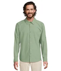 マーモット メンズ トップス シャツ Marmot AirExchange SolarShield Long Sleeve Shirt Agate Green グリーン
