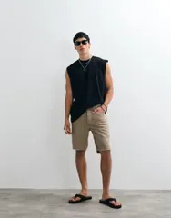 オンリーアンドサンズ メンズ ボトムス ハーフパンツ・ショーツ ヴィンテージ ショートパンツ デニム ONLY SONS Edge straight fit denim shorts vintage