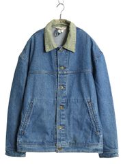 【クーポン配布中!】 80s USA製 エルエルビーン デニム ジャケット メンズ L ヴィンテージ アウトドア トラッカー ジージャン カバーオール ジャンパー ブルゾン