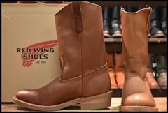【8.5E 箱付 未使用 16年】レッドウィング 8159 ペコス 茶 ブラウン アンバー ハーネス プルオン ブーツ redwing pecos HOPESMORE【GH310】