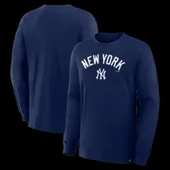 ファナティクス メンズ トップス Tシャツ Mens Fanatics Navy New York Yankees LockUp Legacy Long Sleeve TShirt Navy ネイビー