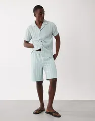 ブレーブソウル メンズ ボトムス ハーフパンツ・ショーツ ショートパンツ Brave Soul shorts in light blue part of a set LIGHT BLUE ブルー
