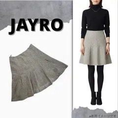 JAYRO ジャイロ ウールカシミヤ フレアスカート ミニスカート レディース Sサイズ