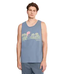 ルーカ メンズ トップス シャツ RVCA Balance Horizon Tank Vintage Navy ネイビー