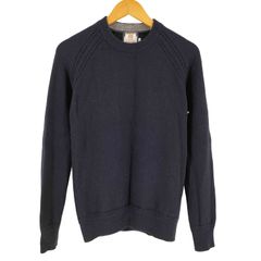 ノーリーズ NOLLEY’S Victoriam Lambswool ウール ナイロン ラグランスリーブ 長袖 ニット メンズ  S