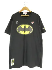 マスターバニー MASTER BUNNY バッドマン BATMAN コラボ プルオーバー Tシャツ 半袖 ゴルフ ウェア DC コミック アメコミ ロゴ プリント ブラック サイズ5 QQQのサムネイル