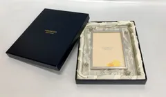 〇ミキモト  MIKIMOTO フォトフレーム 写真立て パール付 シルバーカラー