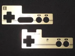 ★★【復刻版】ファミコン用コントローラーのアルミプレートセット★★