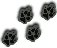 ToeJamR Snowboard Stomp Pad – 4 PUPPY PAWS - Gray