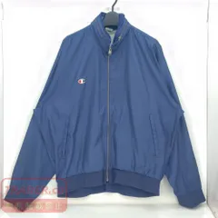 05w23668 チャンピオン Champion  ウインドブレーカー  ネイビー  日本製 メンズ  サイズXO  ナイロンジャケット  ポリエステル  CJ-511  【中古品】