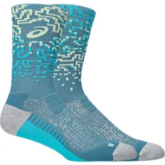 アシックス asics ランニングクッションソックスクルー ランニング アクセサリー 3013b285-400、(400)FOGGYTEAL
