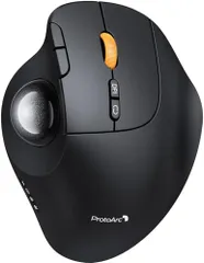 【最新型】ProtoArc EM02 トラックボールマウス 静音 2段階角度調整 Bluetooth 2.4GHz 3台同時接続 人間工学 手首が楽mt b2c93423
