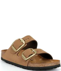 ビルケンシュトック レディース シューズ パンプス プリント サンダル Birkenstock Womens Arizona Big Buckle Printed Footbed Slide Sand