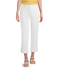エヌワイディージェイ レディース ボトムス デニムパンツ ストレート クロップド ジーンズ NYDJ PiperLiftuckR Cropped Straight Leg Jeans Optic Wh