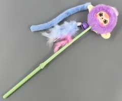 【中古】雑貨 紫絨跳跳 「Baby Three Cat Teasing Stick」