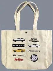 【中古】バッグ ロゴ＆車体 トートバッグ 「頭文字D×しまむら」