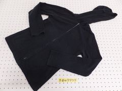 ADAM ET ROPE' アダムエロペ レディース ジップアップパーカー 黒 ブラック 3B (Sサイズ相当)