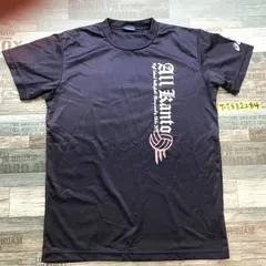 asics アシックス メンズ バレーボール 両面プリント 半袖Tシャツ 紺のサムネイル