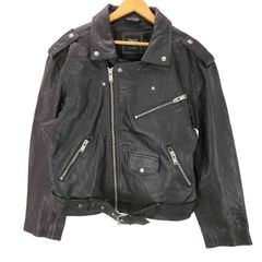 ザラ ZARA Cowhide Double Leather Motorcycle Jacket 水牛革 本革 シボ カウレザー ダブル ライダース ジャケット メンズ import：XL 