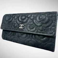 CHANEL シャネル カメリア ココマーク フラップ ロング 長財布