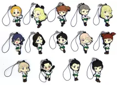 【中古】ストラップ(キャラクター) 全14種セット 大洗女子学園制服Ver. ラバーストラップ 「一番くじ ガールズ＆パンツァー 劇場版 ～戦車道大作戦! PART2～」 M賞