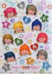 【中古】クリアファイル Aqours＆μ’s A4クリアファイル 「ぷちぐるラブライブ!」 スクフェス感謝祭2018～Go!Go!シャンシャンランド～グッズ