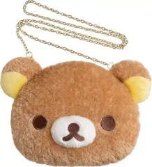 【中古】バッグ(キャラクター) カフェカラーぬいぐるみ雑貨(リラックマ) ぬいぐるみマルチポシェット 「リラックマ」