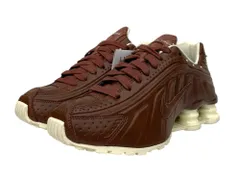 NIKE (ナイキ) Shox R4 ショックス ダークポニー/ソフトパール/ピュアプラチナム スニーカー IM6690-220 US5.5 22.5cm レディース/009