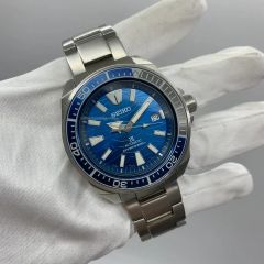 未使用品● セイコー 腕時計 プロスペックス 自動巻き 4R35-03W0 稼働 セイコープロスペックス サムライ 4R35-03J0 ブルーウェーブ文字