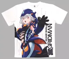 【中古】Tシャツ(キャラクター) 新条アカネ Tシャツ ホワイト フリーサイズ 「SSSS.GRIDMAN×ドン・キホーテ」