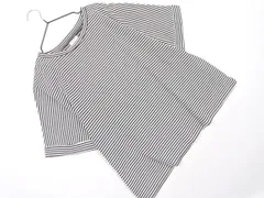 URBAN RESEARCH DOORS アーバンリサーチドアーズ ボーダー プルオーバー カットソー sizeM/黒ｘ白 ■◆ レディース