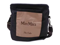 Max Mara マックスマーラ The Cube ナイロン ショルダー バッグ 黒 ■■ レディース