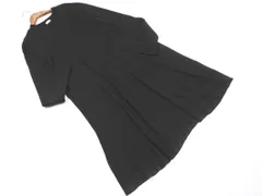 URBAN RESEARCH DOORS アーバンリサーチドアーズ 長袖 リブ ニット ワンピース sizeOne/黒 ◇■ レディース