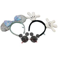 186000 現状品 Disney ディズニー 東京ディズニーリゾート　カチューシャ　サングラス 3点まとめ売り