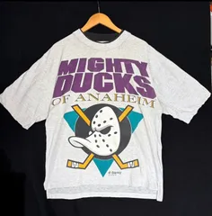 US古着 90's SOFT WEAR Anaheim Mighty Ducks size:L ビンテージ vintage 1990年代 古着のサムネイル