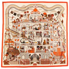 新品同様 HERMES エルメス La Maison des Carres メゾンデカレ