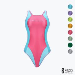 [무료 배송] AMORESY (아모레시) Aphrodite 수영 수영복 신색 바이 컬러 레오타드 바디 슈트 레이싱 크로스백 의상 그라비아 남녀 겸용 코드 : 46649