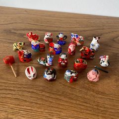 時代 郷土玩具 山形 渋江人形 練り物人形 五点まとめて - メルカリ