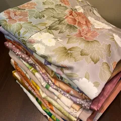 【まとめ売り】正絹訪問着14枚 リメイク素材　ハンドメイド向け